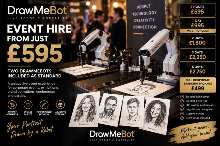 Drawmebot Hire Prices